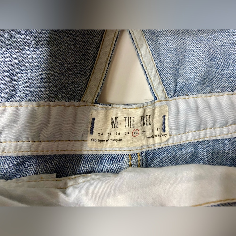 Free people x we the free baggy boyfriend overalls - Picture 8 of 11